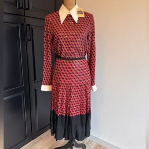 Michael Kors Vintage Geometric Skirt Set
